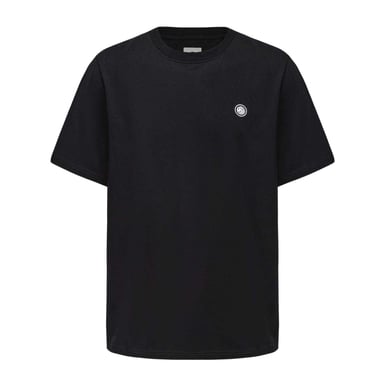 Pretty Green Mens Small Logo Cotton T-Shirt (Black)