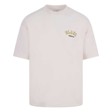 Blank Essentials Mens College Oversized T-Shirt (Bone)