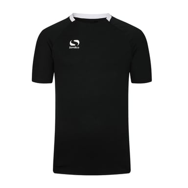 Sondico Mens Fundamental Polyester Football Top (Black/White)