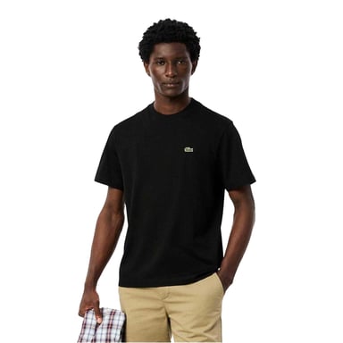 Lacoste Mens Embroidered Logo T-Shirt (Black)