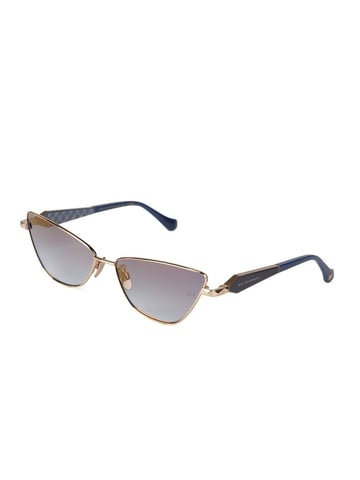 Ana Hickmann Sunglasses Gold/Blue