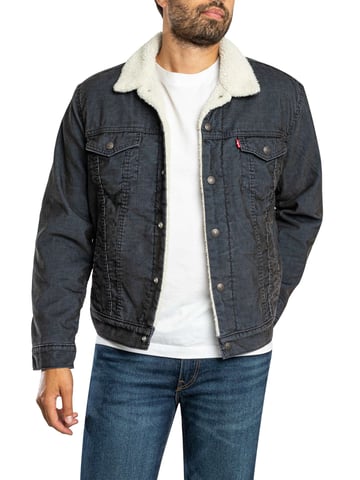 Levi's Type 3 Sherpa Trucker Jacket, Grey