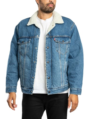 Levi's Relaxed Fit Sherpa Jacket, Blue