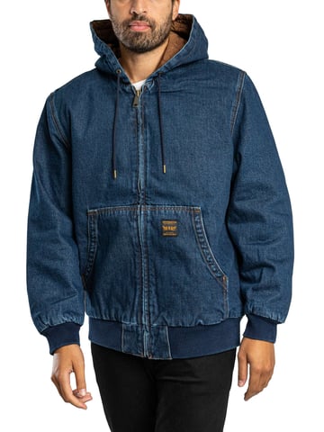 Levi's Potrero Denim Jas Met Capuchon, Blauw