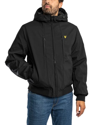 Lyle & Scott Wadded Softshell Jacket, Black