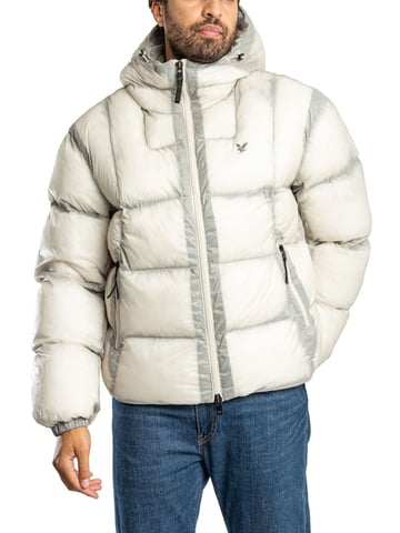 Lyle & Scott Translucent Puffer Jacket, Beige
