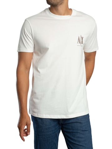 Armani Exchange Big Chest Logo T-Shirt, White