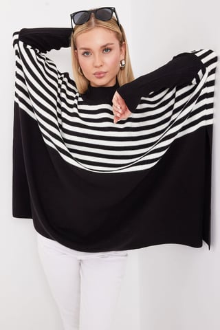 Oversized Acrylic Crew Neck Jumper