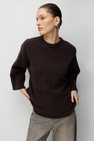 Women's Oversized Crew Neck Sweater