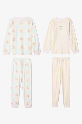 Optic Girls Krisp Blommönstrad Långärmad 2-delad Pyjamasset