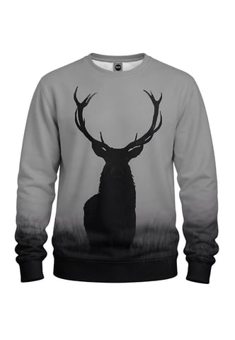 Sweatshirt mit Allover-Print Wild Deer Mr Gugu & Miss GO
