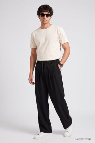 Men's Viscose Blend Trousers