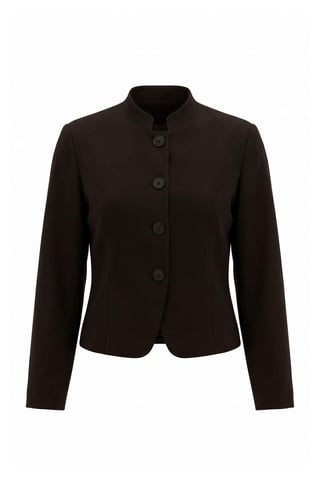 TRENDYOLMİLLA Women's Brown Plain Long Fitted Blazers
