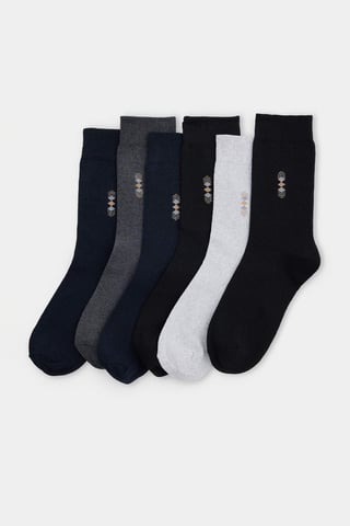 TRENDYOL MAN Men's Multicolor Geometric pattern Socks