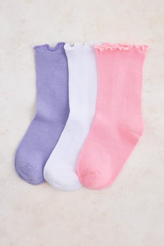 TRENDYOLKIDS Girls Multicolor Graphic Socks