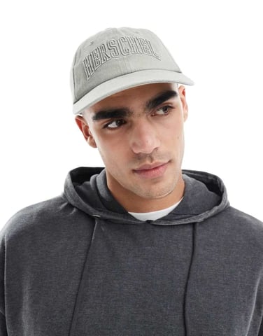 Herschel Supply Co sylas cap in ecru wash