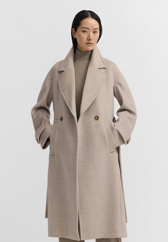 Bugatti Damen Mantel Oversized Trench Wollmix