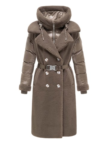 Navahoo women’s teddy coat Kuscheltraum with 2-in-1 quilted insert