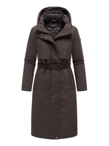 Navahoo Women’s Winter Parka WALDBUMMLER – Weatherproof & Stylish with Waist Belt