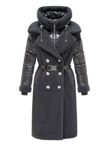 Navahoo women’s teddy coat Kuscheltraum with 2-in-1 quilted insert