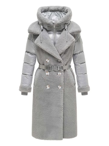 Navahoo women’s teddy coat Kuscheltraum with 2-in-1 quilted insert