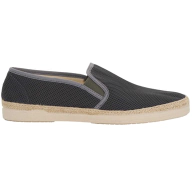 Dune London Mens Le Ferdo Textured Espadrilles (Grey)