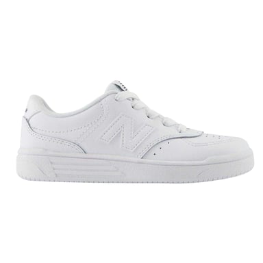 New Balance Childrens/Kids 480 Leather Flat Trainers (White)
