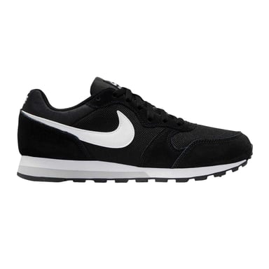Nike Womens/Ladies MD Runner 2 Flat Trainers (Black/White)