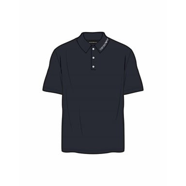 Emporio Armani EA7 Herenpolo met korte mouwen (Marine)