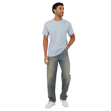 Brave Soul Mens Cotton Jersey T-Shirt (Steel)