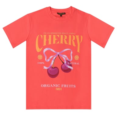 Biba Womens/Ladies Oversized T-Shirt (Cherry)