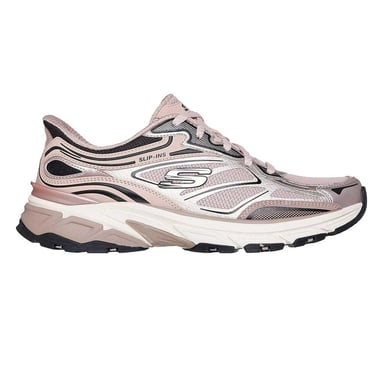 Skechers Womens/Ladies Metallic Slip-In Flat Trainers (Rose)