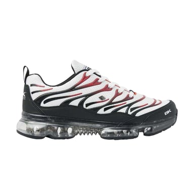 British Knights Mens Urbex Mesh Air Cushioned Trainers (White/Black/Red)