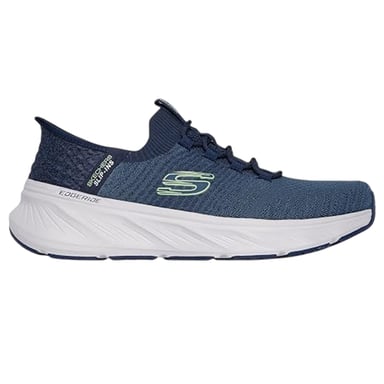Skechers Mens Knitted Slip-In Trainers (Navy)