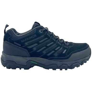 Karrimor Mens Mount Suede Low Waterproof Walking Shoes (Black)