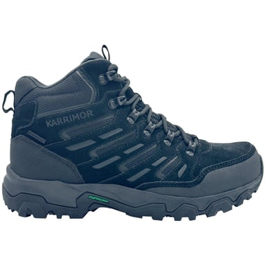 Karrimor Mens Mount Mid Leather Waterproof Walking Boots (Black)
