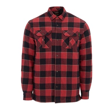 Dunlop Mens Lumber Buffalo Check Flannel Shirt (Red/Black)
