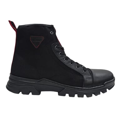 Firetrap Mens Lucas Leather Combat Boots (Black)