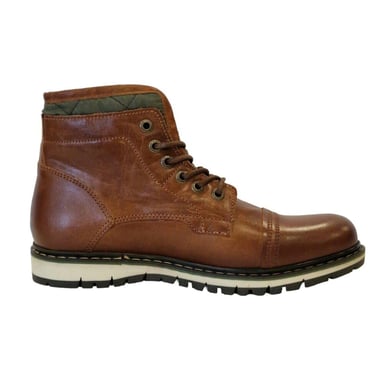 Firetrap Mens Aubin Leather Ankle Boots (Camel)