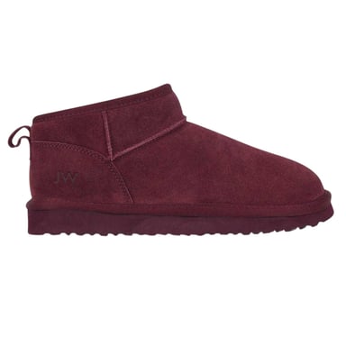 Jack Wills Womens/Ladies Leather Snug Fit Boots (Burgundy)