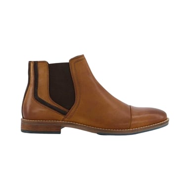 Dune London Mens Chappy Leather Chelsea Boots (Tan)