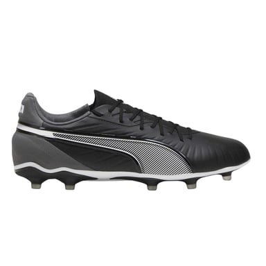 Puma Mens King Match Firm Ground Football Boots (Puma Black/White)