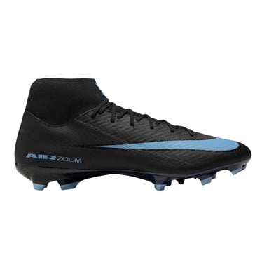 Nike Unisex Adult Zoom Mercurial Superfly 10 Academy Firm Ground Football Boots (Black/Blue)