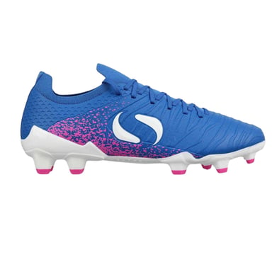 Sondico Mens Striped Firm Ground Football Boots (Blue/Pink)
