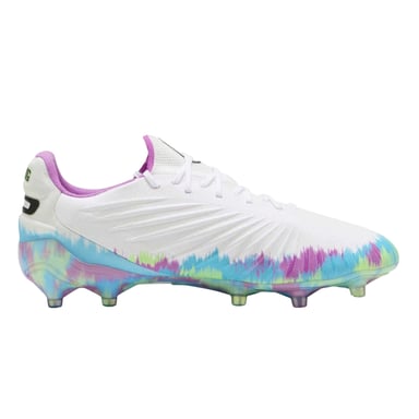 Puma Mens King Ultimate Brilliance Tie Dye Firm Ground Football Boots (White)