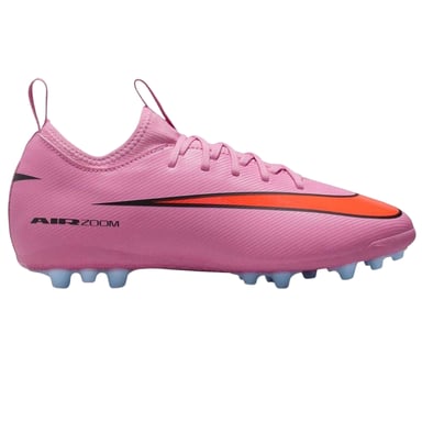 Nike Boys Academy Artificial Ground Football Boots (Pink/Black)