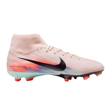 Nike Unisex Adult Zoom Mercurial Superfly 10 Academy Firm Ground Football Boots (Pink/Blue)