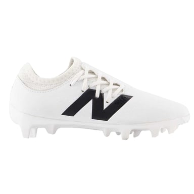 New Balance Childrens/Kids Furon V7+ Dispatch Firm Ground Football Boots (White/Black)