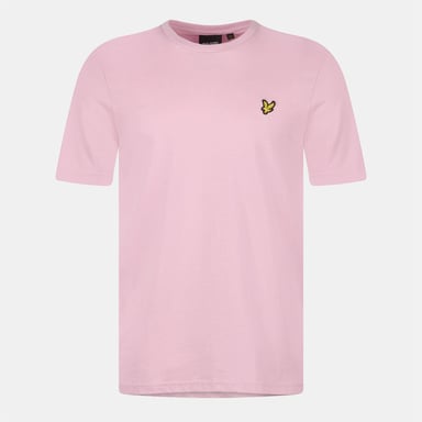 Lyle & Scott Mens Logo Cotton T-Shirt (Light Pink)