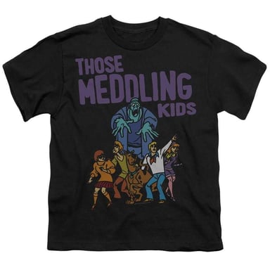 Scooby Doo Childrens/Kids Death Meddle T-Shirt (Black)